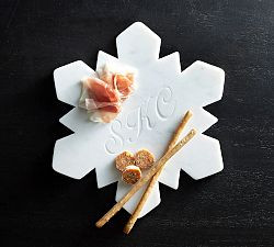 Marble Snowflake Cheese Board | Pottery Barn (US)