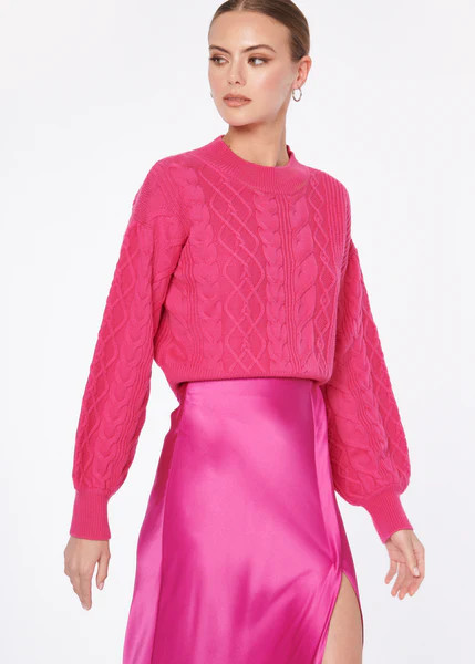 Davney Sweater Magnolia | CAMI NYC