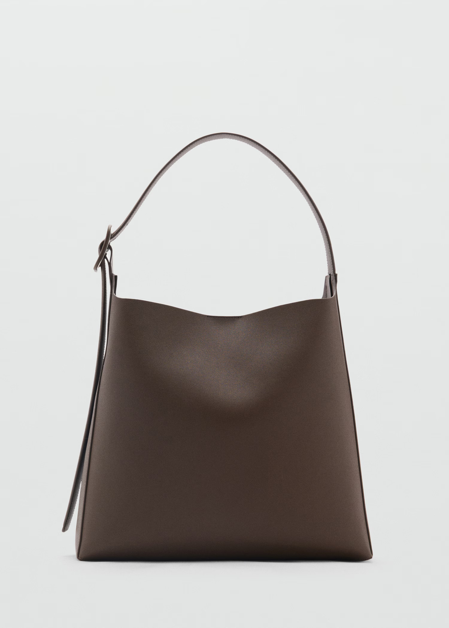 Shopper bag with buckle - Women | MANGO USA | Mango (US/MX/AU)