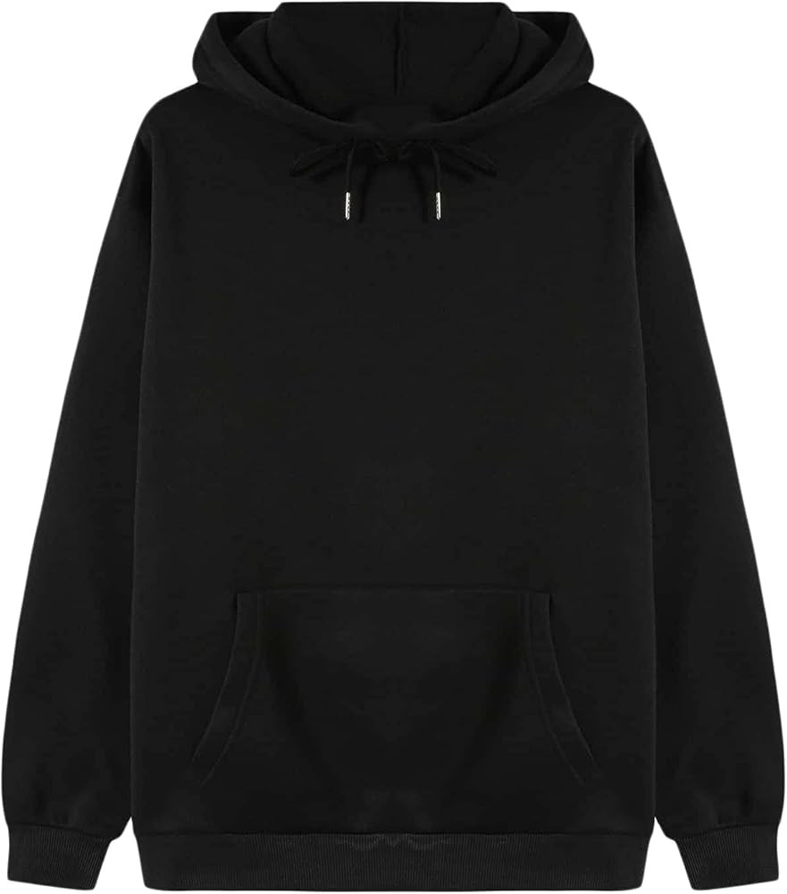 SOLY HUX Women's Casual Long Sleeve Drawstring Hoodie Pocket Front Sweatshirt | Amazon (US)