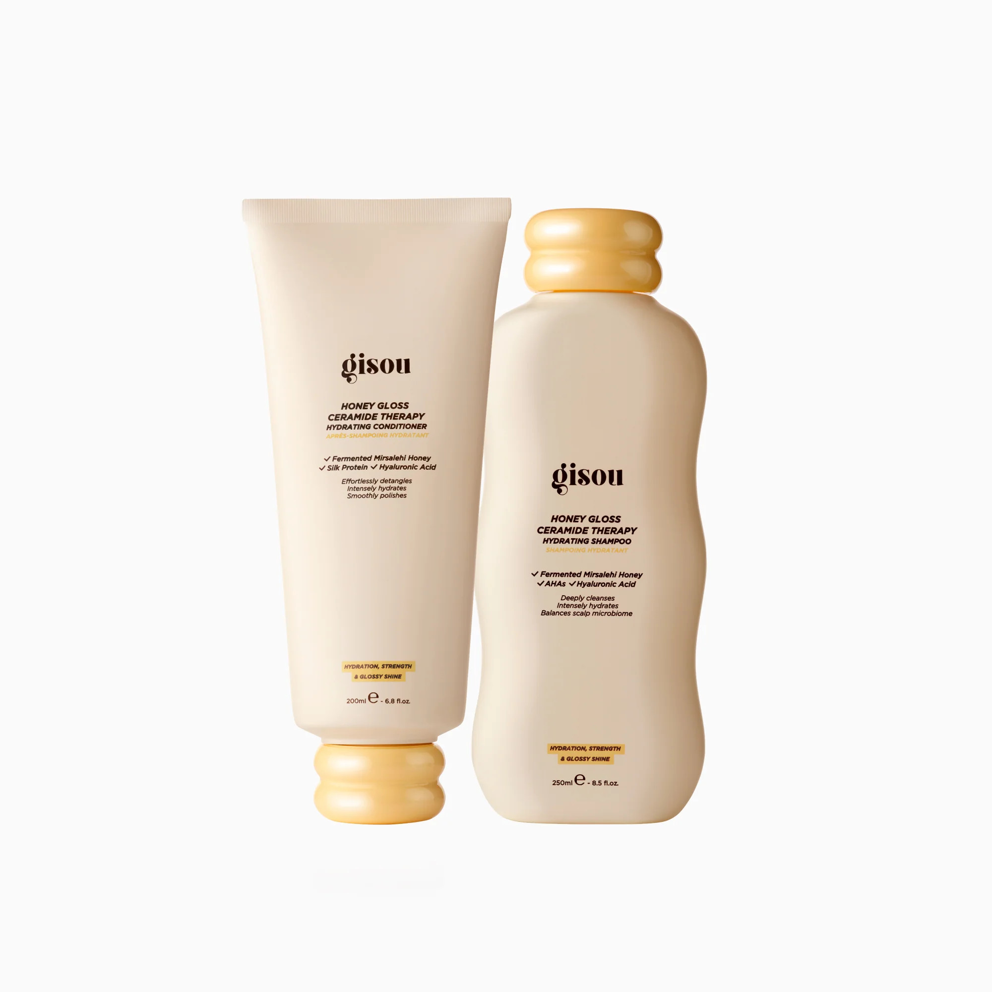 Honey Gloss Hair Wash Duo | Gisou