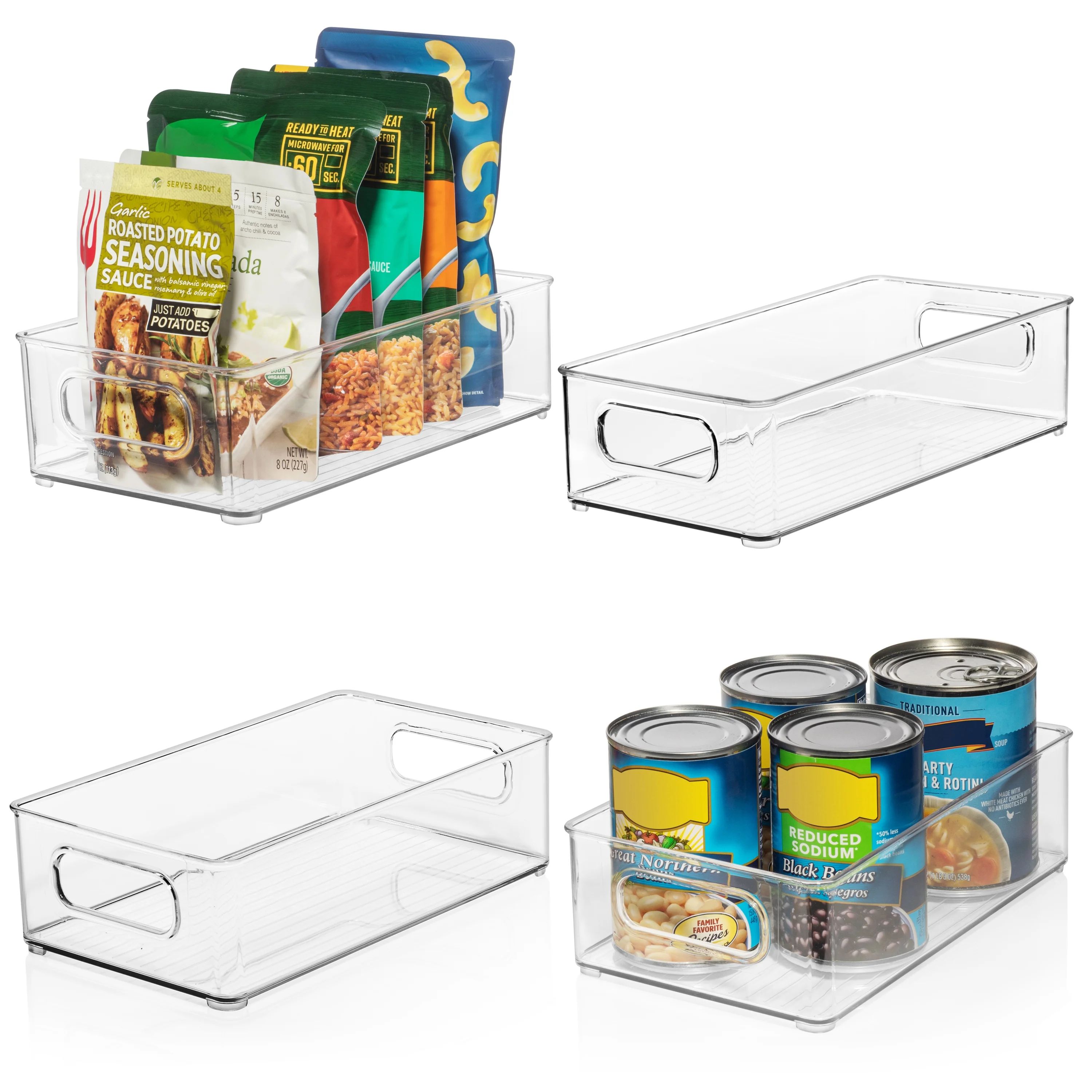 ClearSpace Plastic Pantry Organization and Storage Bins – Perfect Kitchen Organization or Kitch... | Walmart (US)
