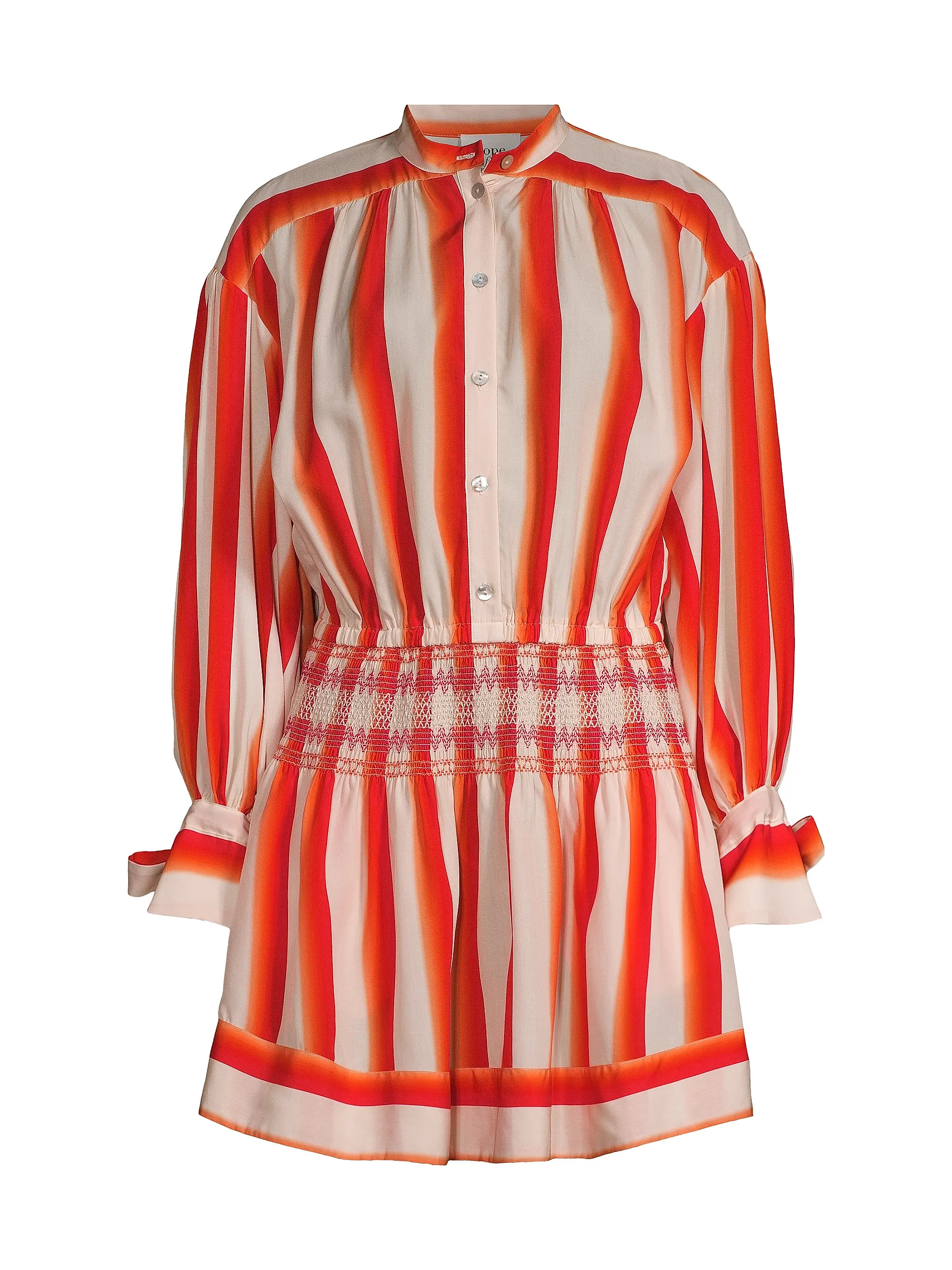 Striped Mini Shirtdress | Saks Fifth Avenue