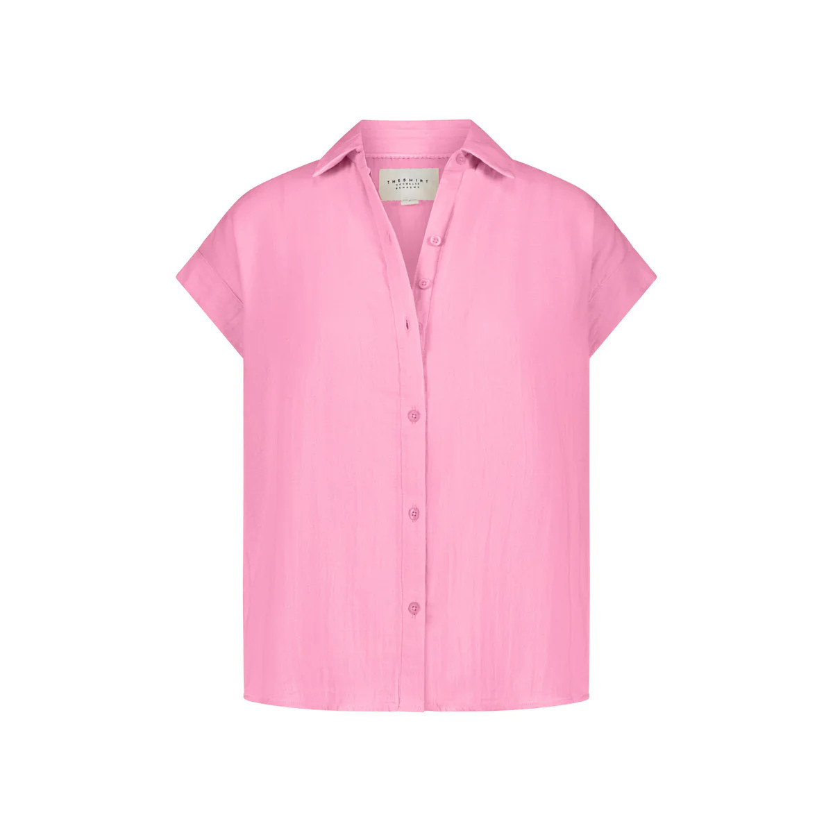 The Short Sleeve Boyfriend Shirt in Gauze | The Shirt by Rochelle Behrens