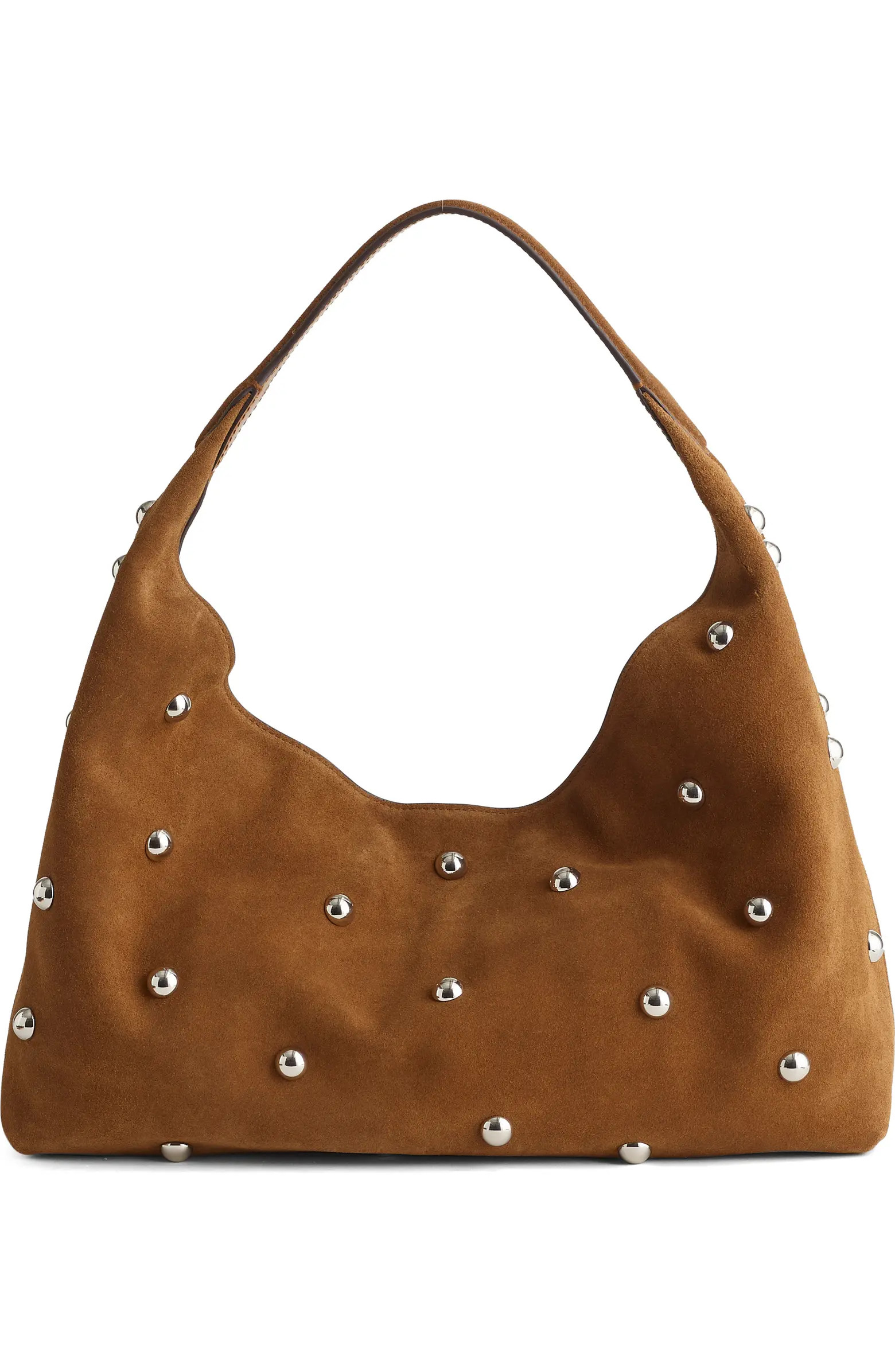 The Mylie Studded Suede Shoulder Bag | Nordstrom