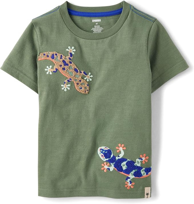 Gymboree Boys and Toddler Embroidered Graphic T-Shirt | Amazon (US)
