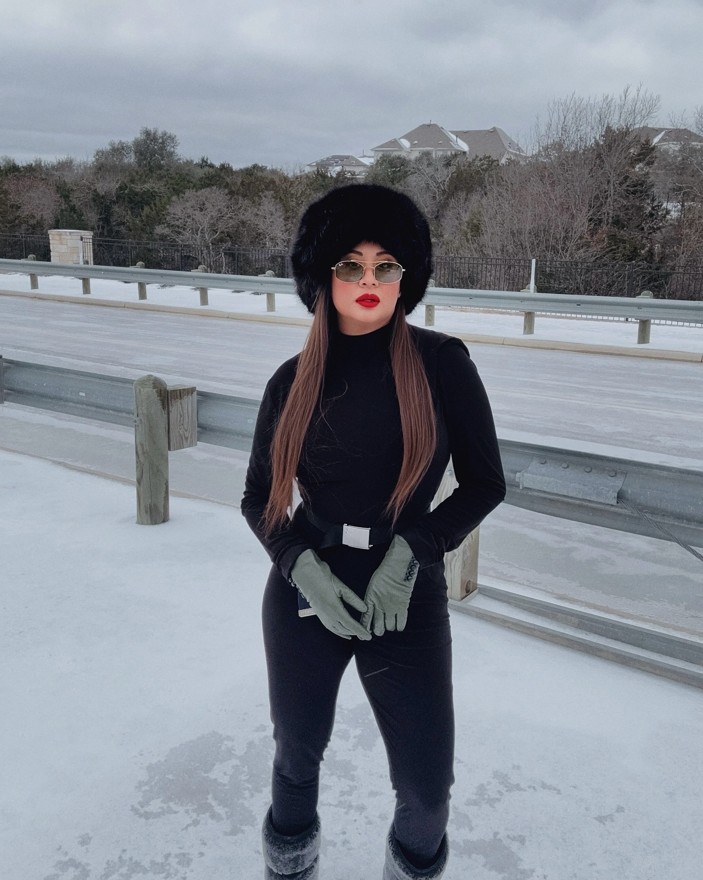 Texas got a snowflake's worth of snow and I'm over here mentally preparing for a ski resort vacation 🎿... reality check, we're ice skating out of our driveways⛸️ maybe I’ll even invest in a pair of ice skates for the next surprise ice storm ❄️ how are we holding up Austin peeps?! 

Am I the only one that makes sharp acute noises when freezing in the cold?! 🥶😂