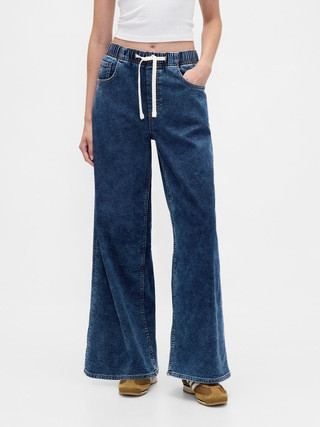 Mid Rise Knit Denim Baggy Jeans | Gap (US)