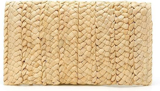 Obosoyo Women's Straw Clutch bags Handbag Straw Purse Envelope Bag Wallet Summer Beach Bag Woven ... | Amazon (US)