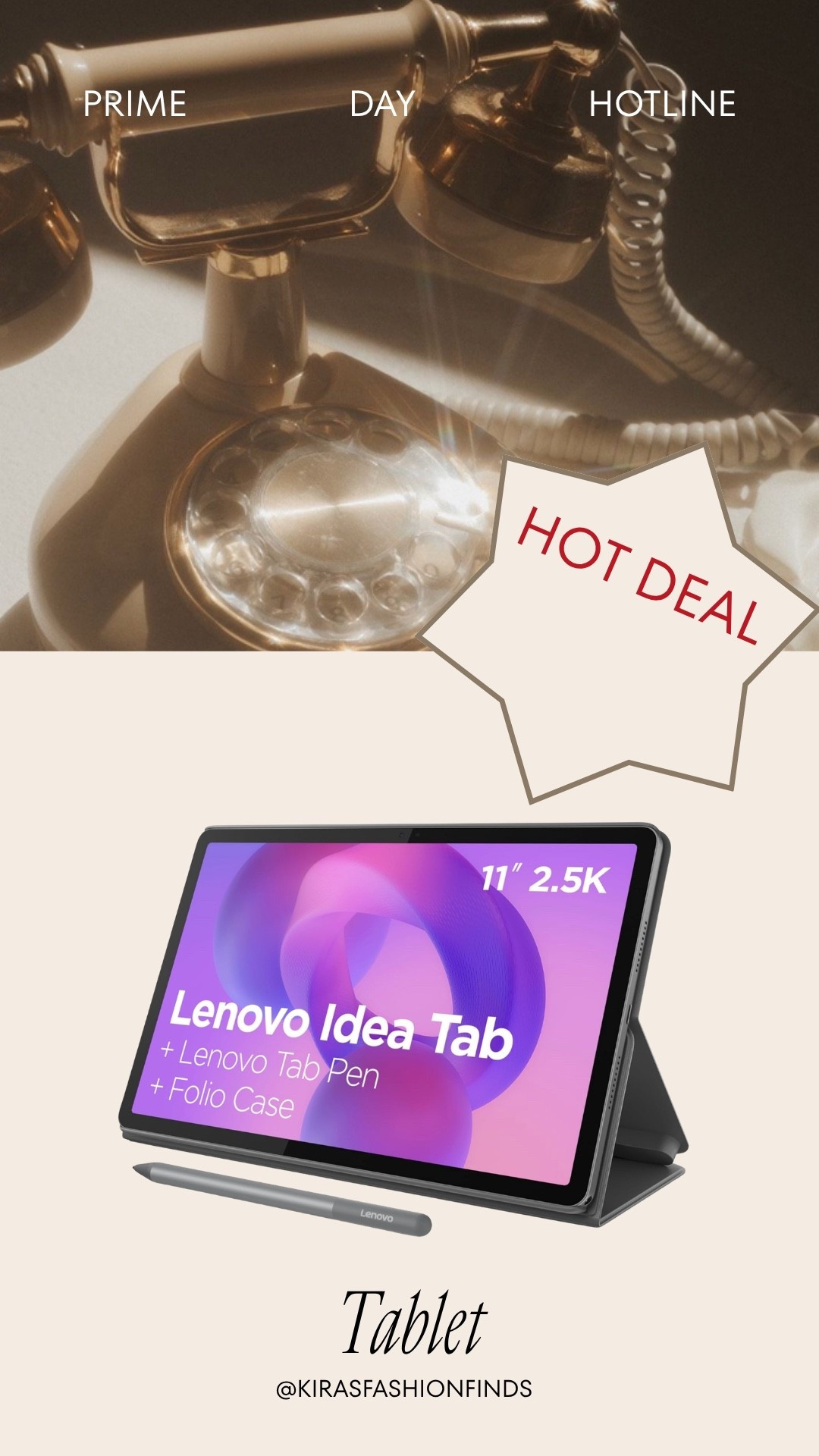 🖥️ Prime Day is the perfect time to upgrade your tech without paying full price. This Lenovo tablet is great for streaming, note-taking, planning, reading, and even getting some work done on the go. If you’ve been needing a new tablet, this is one of those deals worth checking out before Prime Day ends!

📚 Prime Day es el mejor momento para comprar tecnología y ahorrar. Esta Lenovo tablet viene con lápiz y case, perfecta para estudiar, trabajar, organizarte o simplemente ver tus series favoritas. No dejes pasar esta oferta porque los mejores deals se agotan rápido.

#amazonprime

Follow me on Instagram and YouTube
@kirasfashionfinds

✨ Shop the links below.

#LTKHome #LTKSaleAlert #LTKvlog