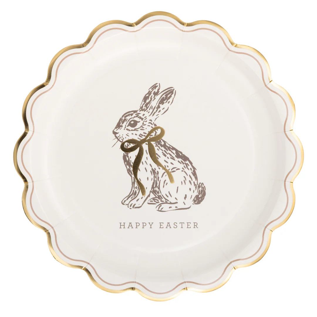 Happy Easter Bunny 8" Plate | My Mind's Eye