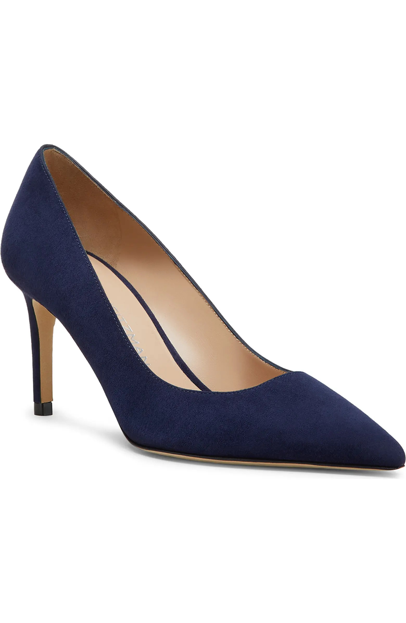 Stuart Weitzman 'Stuart Power 75 Pointed Toe Pump (Women) | Nordstrom | Nordstrom
