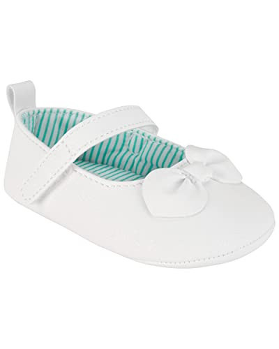 Carter's Baby & Infant Mary Jane Shoes - 6-9 Months - Very White | Amazon (US)