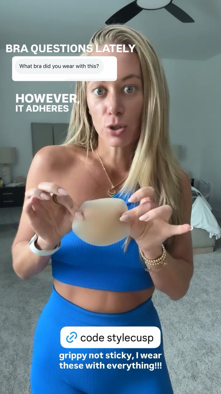 I love my Cakes! You can truly wear them with anything from a blouse to a bathing suit to a workout set. They’re grippy not sticky. They give a little lift and smooth coverage. 

Cakes, cakes body, nipple covers

#LTKgrwm