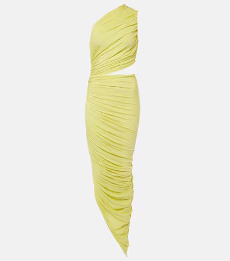 Ruched cutout one-shoulder gown | Mytheresa (UK)