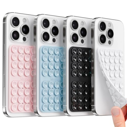 Klearlook 4PCS Silicone Double Sided Suction Cup Phone Case, Combination A | Amazon (US)