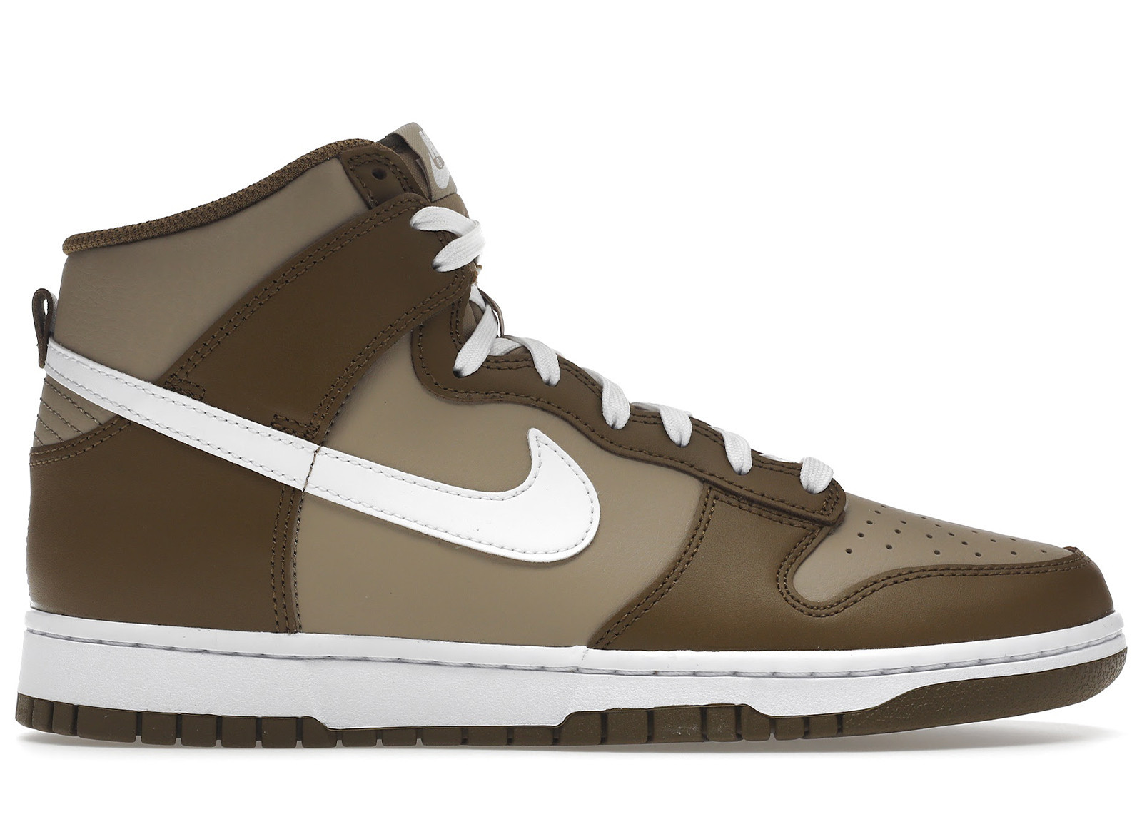 Men's Nike Dunk High Mocha Sneakers in Tan/Brown/White | StockX
