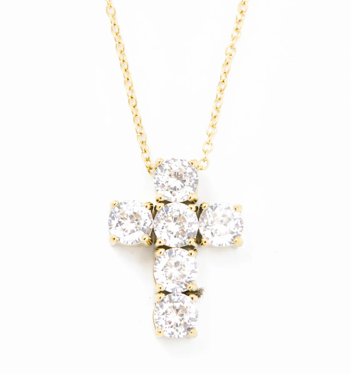 Cross CZ Diamond Necklace | Rellery
