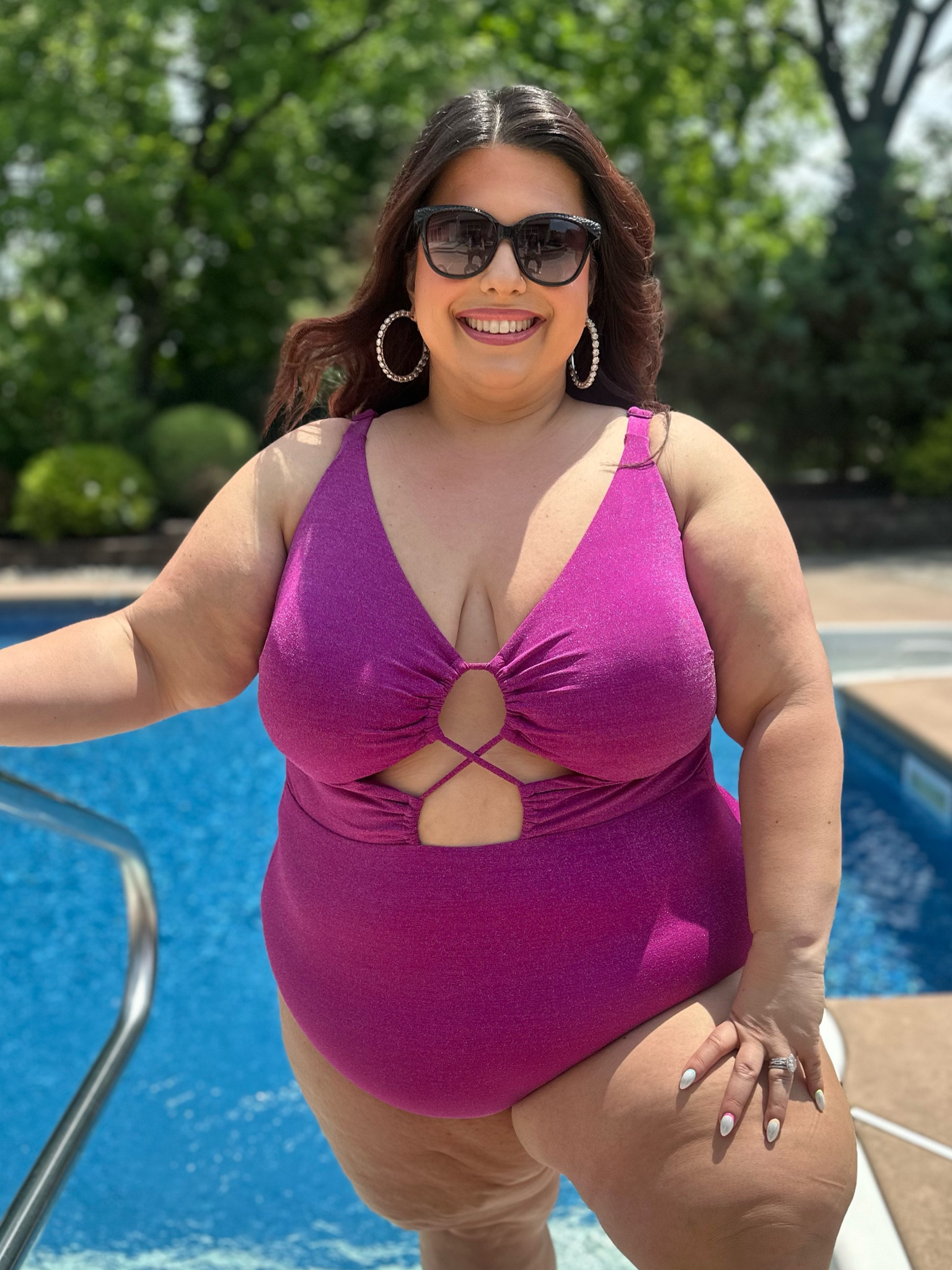 If you know me then you know I love pink and sparkles, so this swimsuit has it ALL. 

I am wearing a size 22 and I am usually a 22/24. 

#curvyswim #curvyswimsuit #summerfashion #plussizeswimsuit #plussizeswimwearfashion #plussizestyle #plussizebathingsuit #ccworldofcurves #citychicusa #ccambassador 


#LTKswim #LTKplussize #LTKstyletip