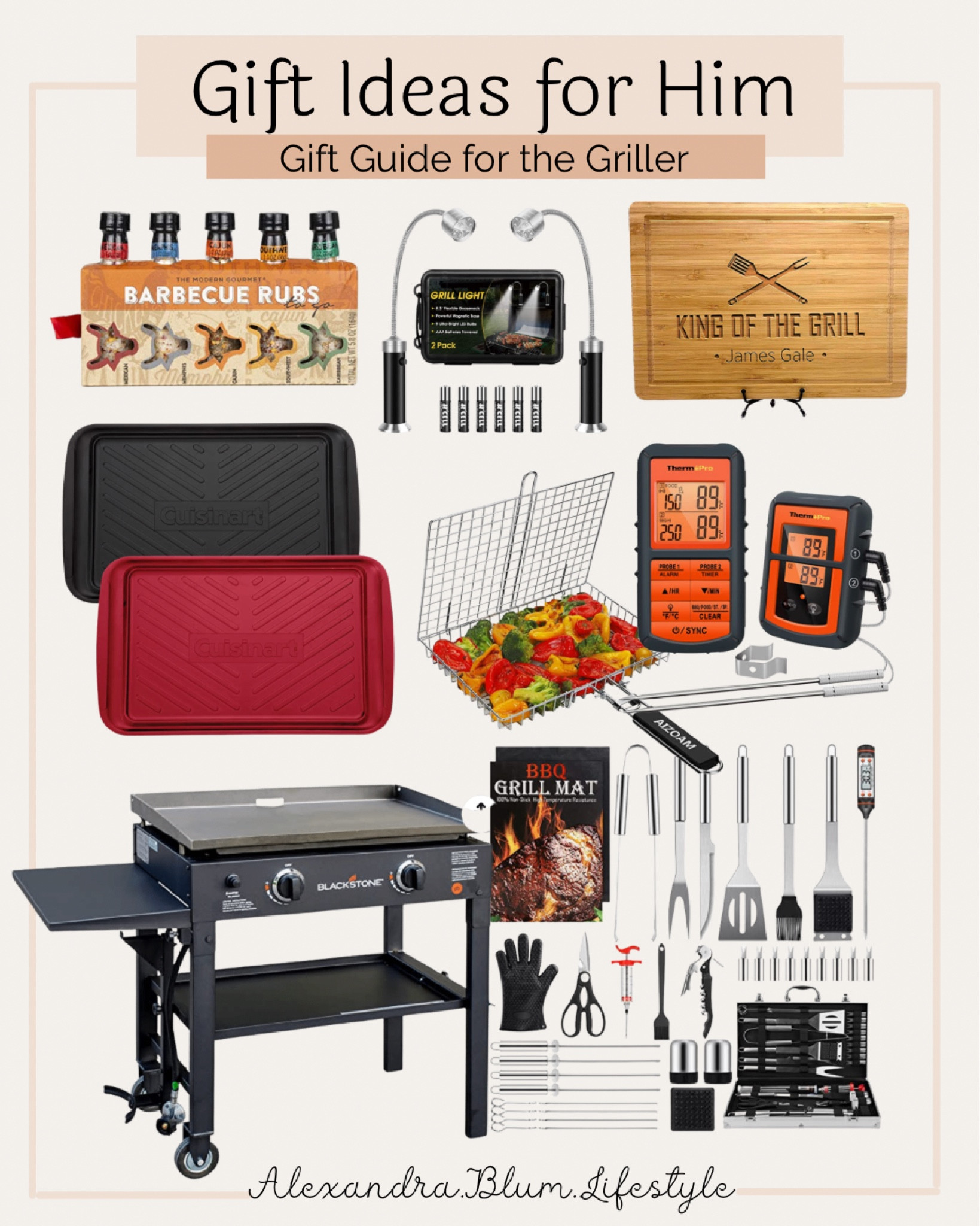 Gifts for him! Gift ideas for him from Amazon Prime! Gift guide for the griller!! Black stone grill, grill equipment and accessories 

#LTKmens #LTKHoliday #LTKunder100