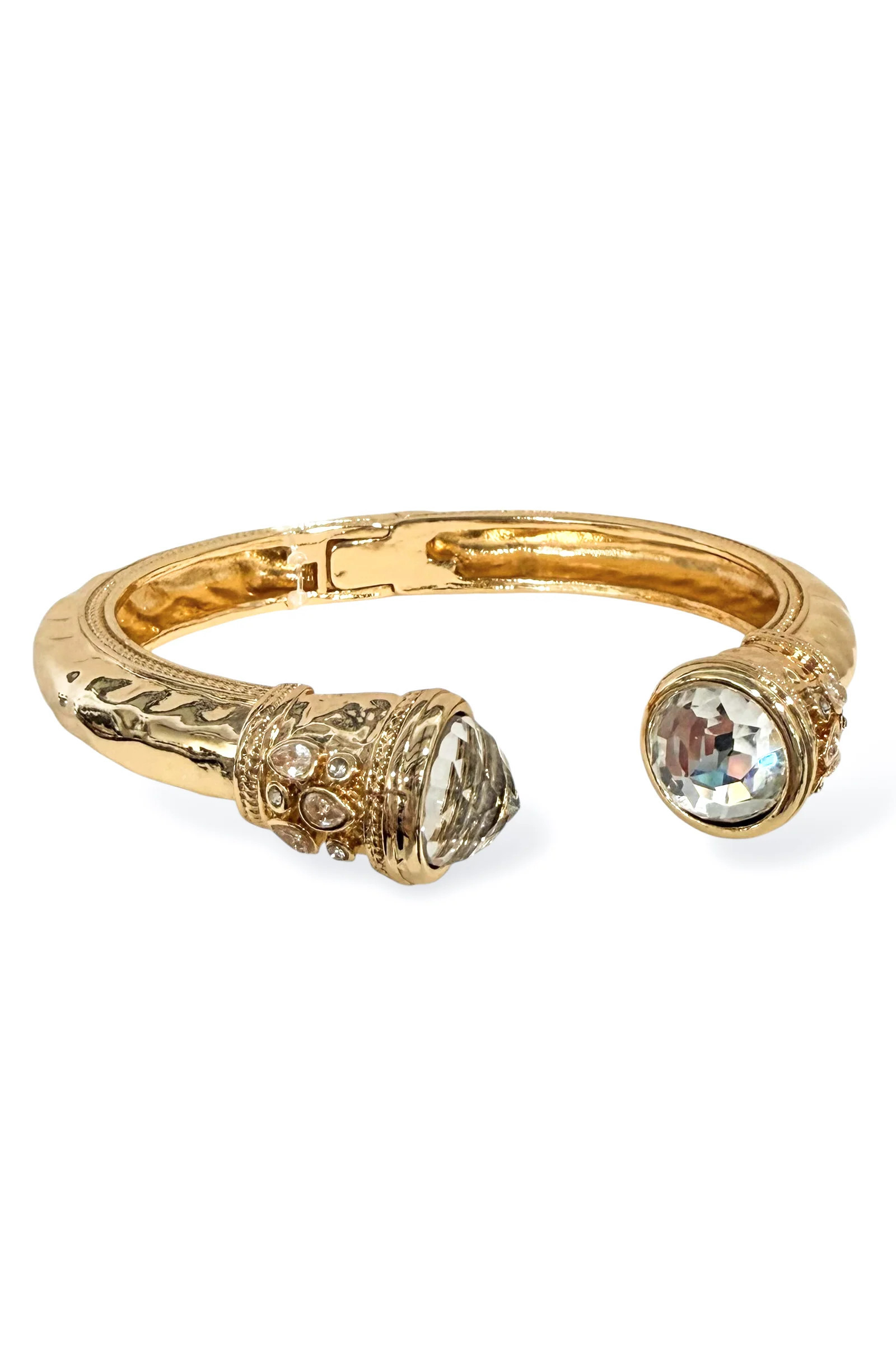 Back To Me Clear and Gold Cuff Bracelet | The Willow Tree