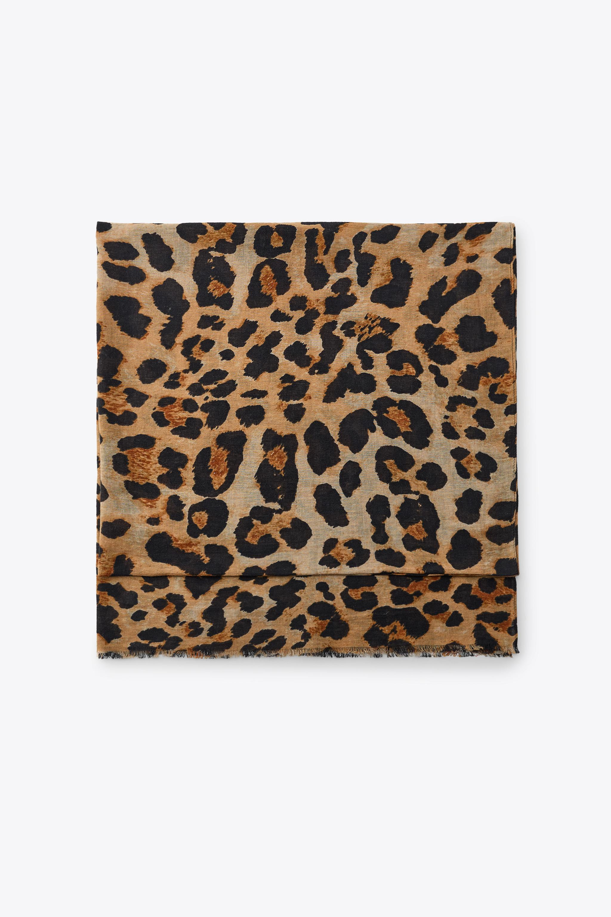 ANIMAL PRINT HANDKERCHIEF | Zara US