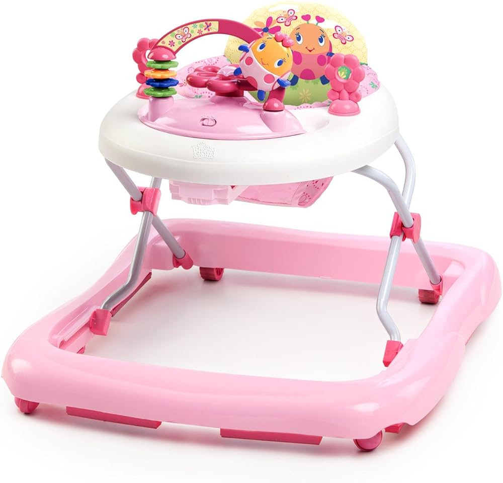 Bright Starts JuneBerry Walk-A-Bout Baby Walker and Entertainer, Removeable Floor Toy, with Easy ... | Amazon (US)