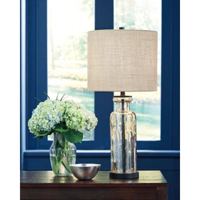 Arva 28" Champagne Table Lamp | Wayfair North America