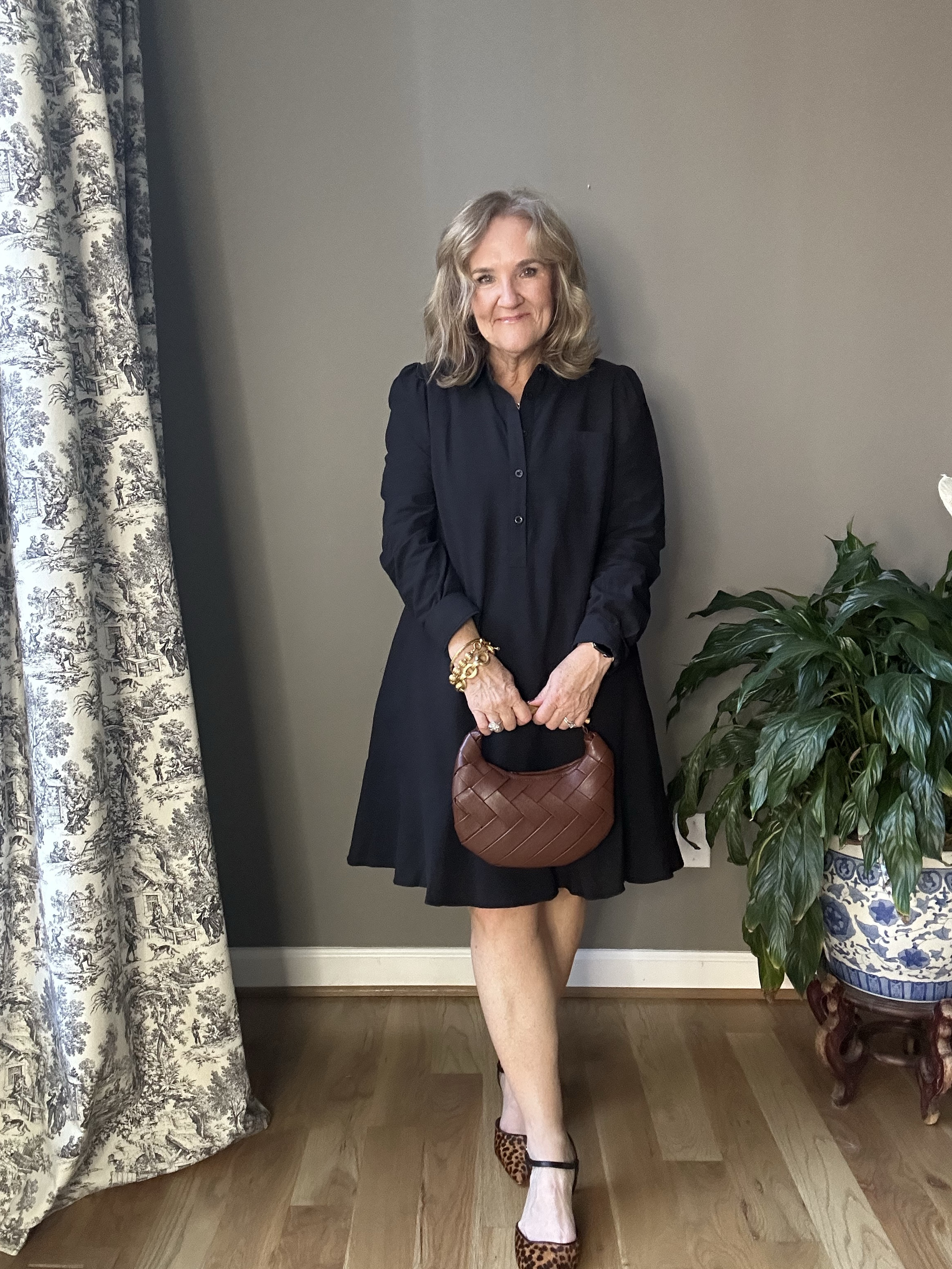 black dress is fully lined and an easy no waist option. 

Wearing size large You can get your reg size but I like it flowy. Under $50

Add the gold accessories for a fall wedding guest dress or holiday dress. 

Amazon dress tuckernuck inspired snakeskin boots snakeskin shoes 

#LTKWedding #LTKHoliday #LTKFindsUnder50