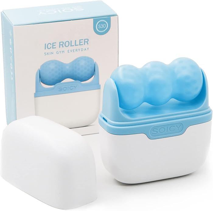 Leeshine Ice Roller for Face and Eyes - Facial Skin Care Tools with 2 in 1 Massage Roller and Tra... | Amazon (US)