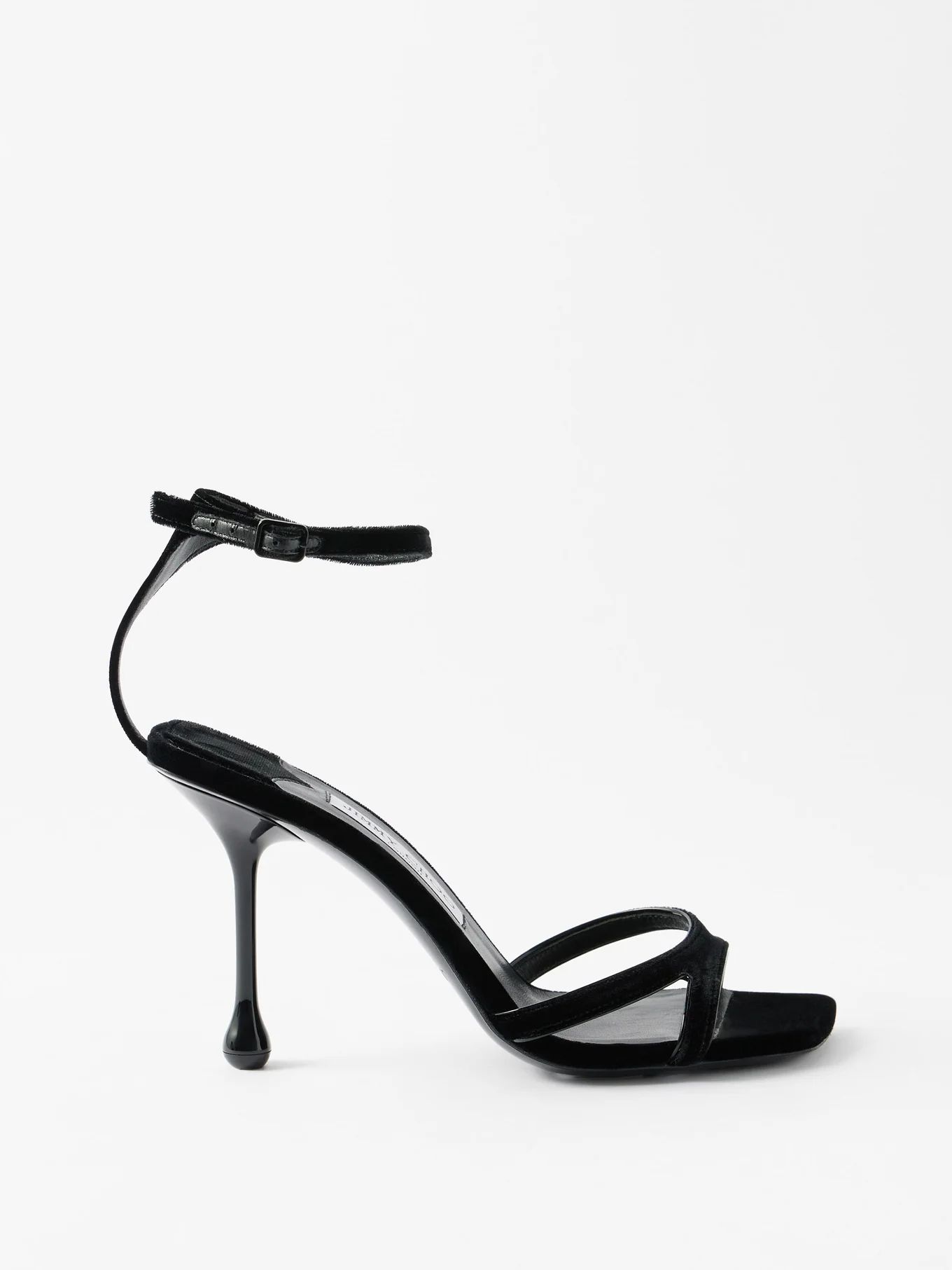 Ixia 95 square-toe velvet sandals | Jimmy Choo | Matches (US)