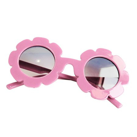 Magazine Ins super fire the same personality small flower candy color wild children sunglasses | Walmart (US)