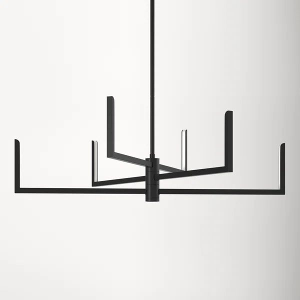 Lolita 6 - Light LED Modern Linear Chandelier | Wayfair North America