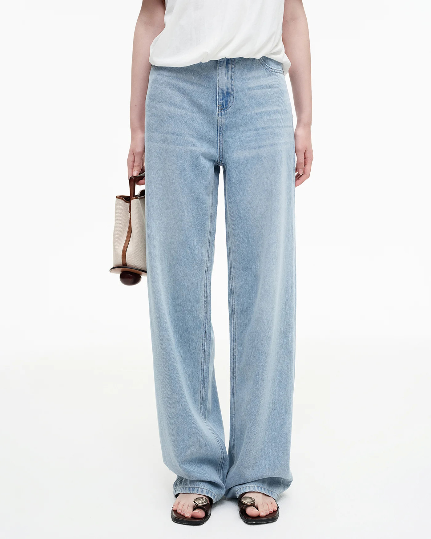 Lyocell Blend Vintage Jeans | SELFWHO