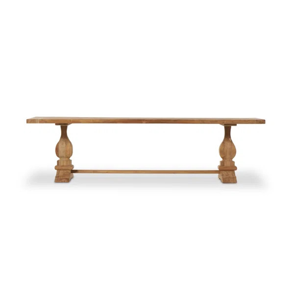Novell Outdoor Rectangular Teak Dining Table | Wayfair North America