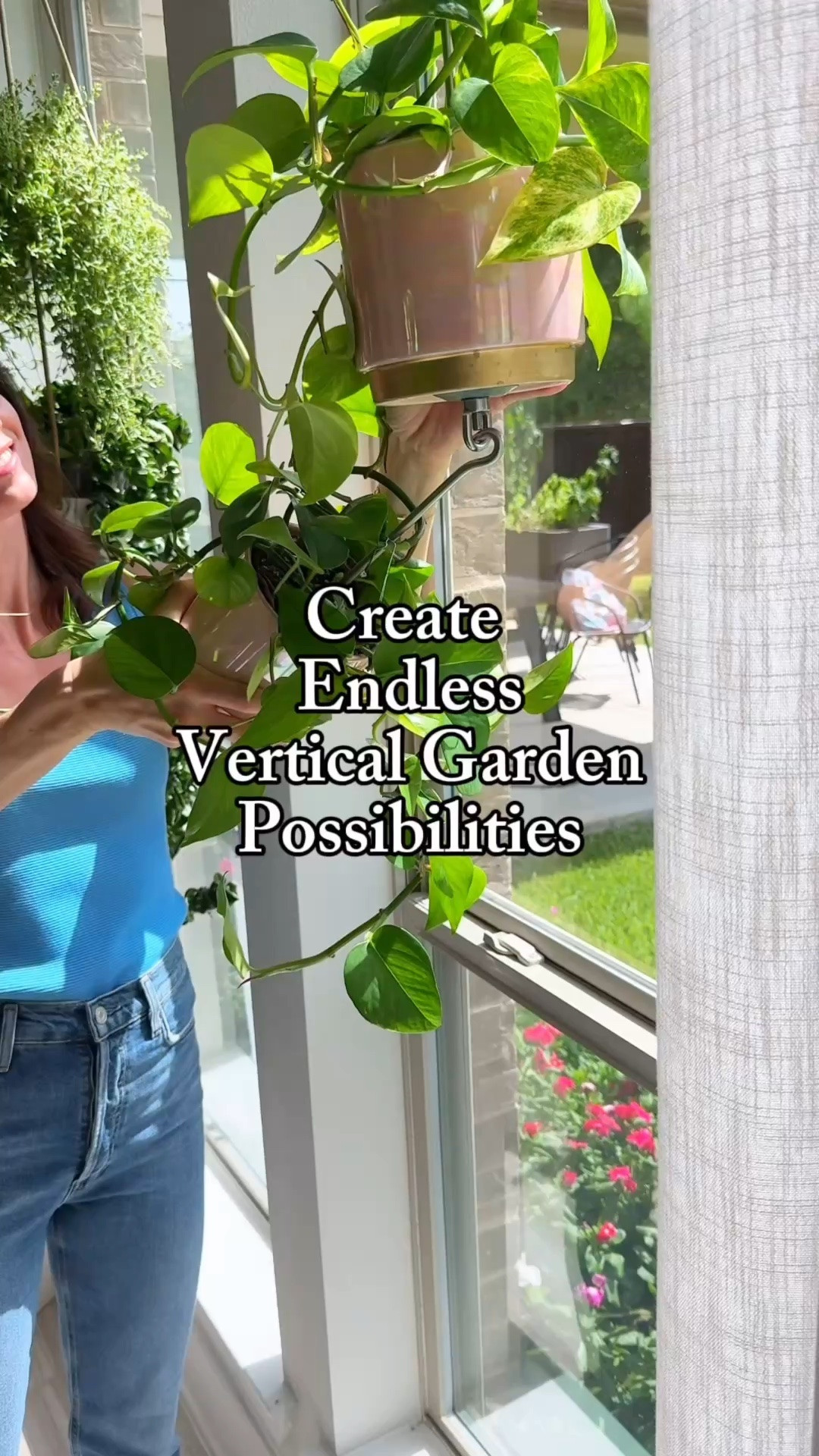 Comment DETAILS and I’ll send you the link 🪴

I love that this setup makes it easy to change things up whenever inspiration strikes. Whether you’re growing herbs, flowers, or houseplants, you can create a display that fits your style and refresh it whenever you want.

vertical garden | vertical planter | space saving garden | container gardening |

#verticalgarden #containergardening #gardening #plantlover

#LTKOver40 #LTKmomlife #LTKdayinmylife