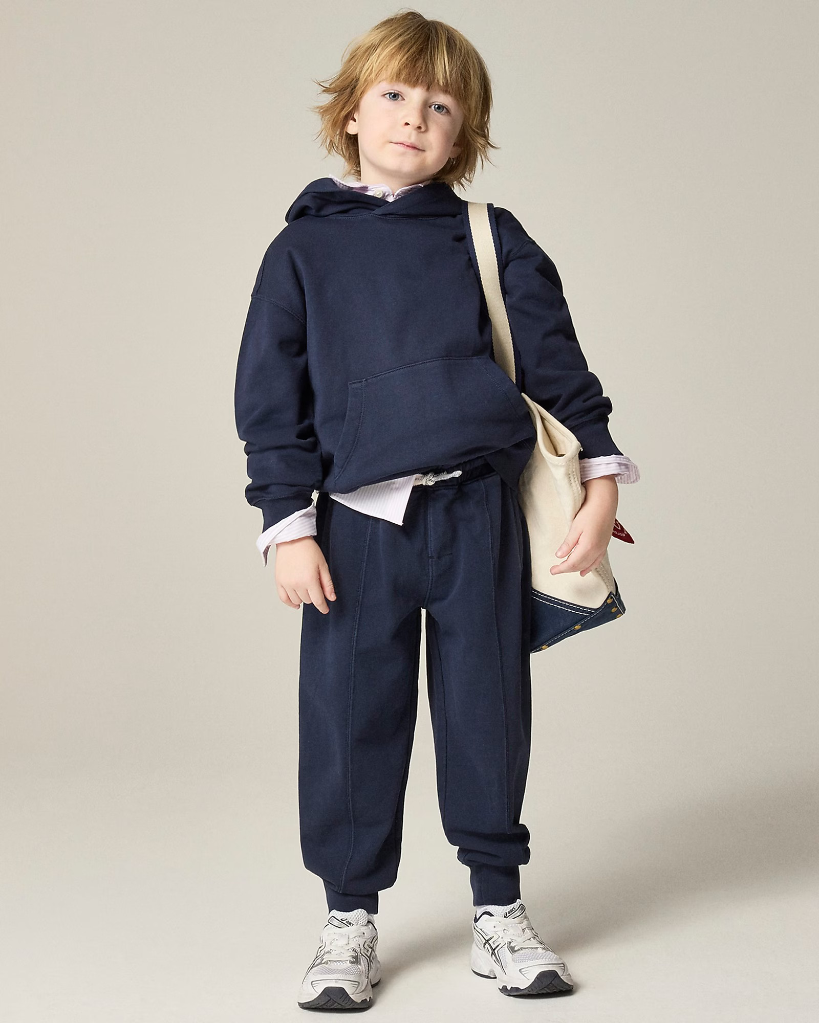 KID by Crewcuts garment-dyed slim-slouchy jogger pant | J. Crew US