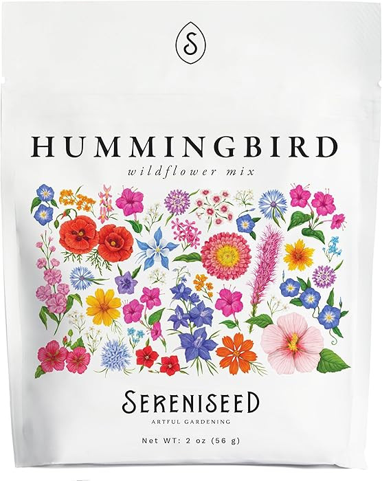 Sereniseed Hummingbird Wildflower Mix Seeds (2 oz) | Amazon (US)