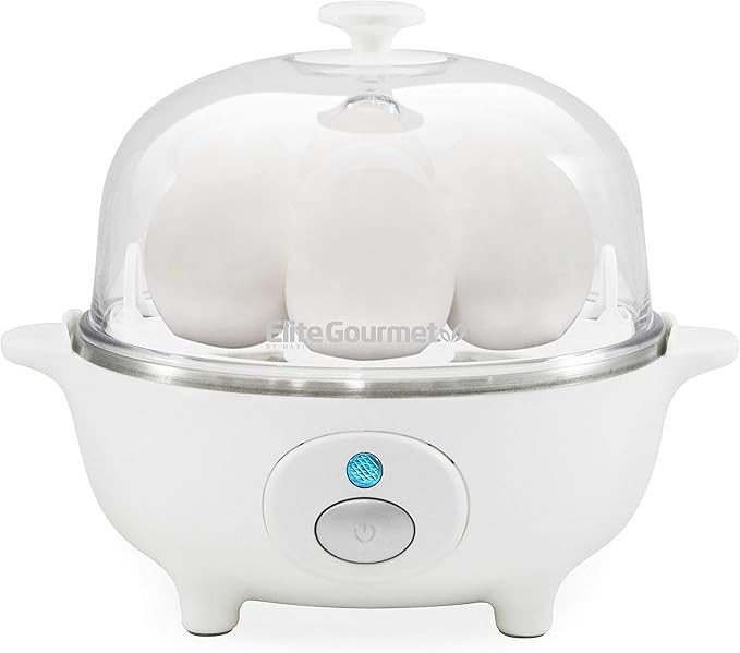 Elite Gourmet EGC-007 Easy Electric Poacher, Omelet Eggs & Soft, Medium, Hard-Boiled Egg Boiler C... | Amazon (US)
