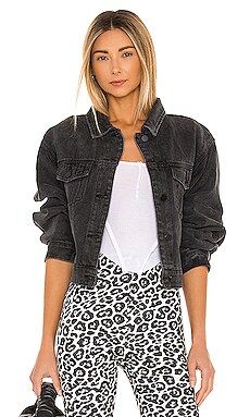 SNDYS Lounge Laurent Denim Jacket in Black from Revolve.com | Revolve Clothing (Global)