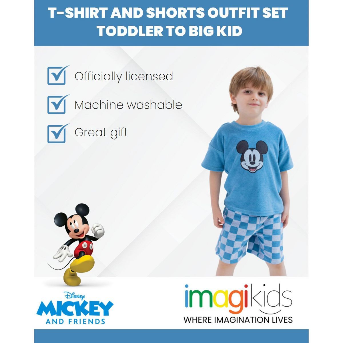 Disney Mickey Mouse Lion King Simba T-Shirt and Shorts Outfit Set Toddler to Big Kid | Target