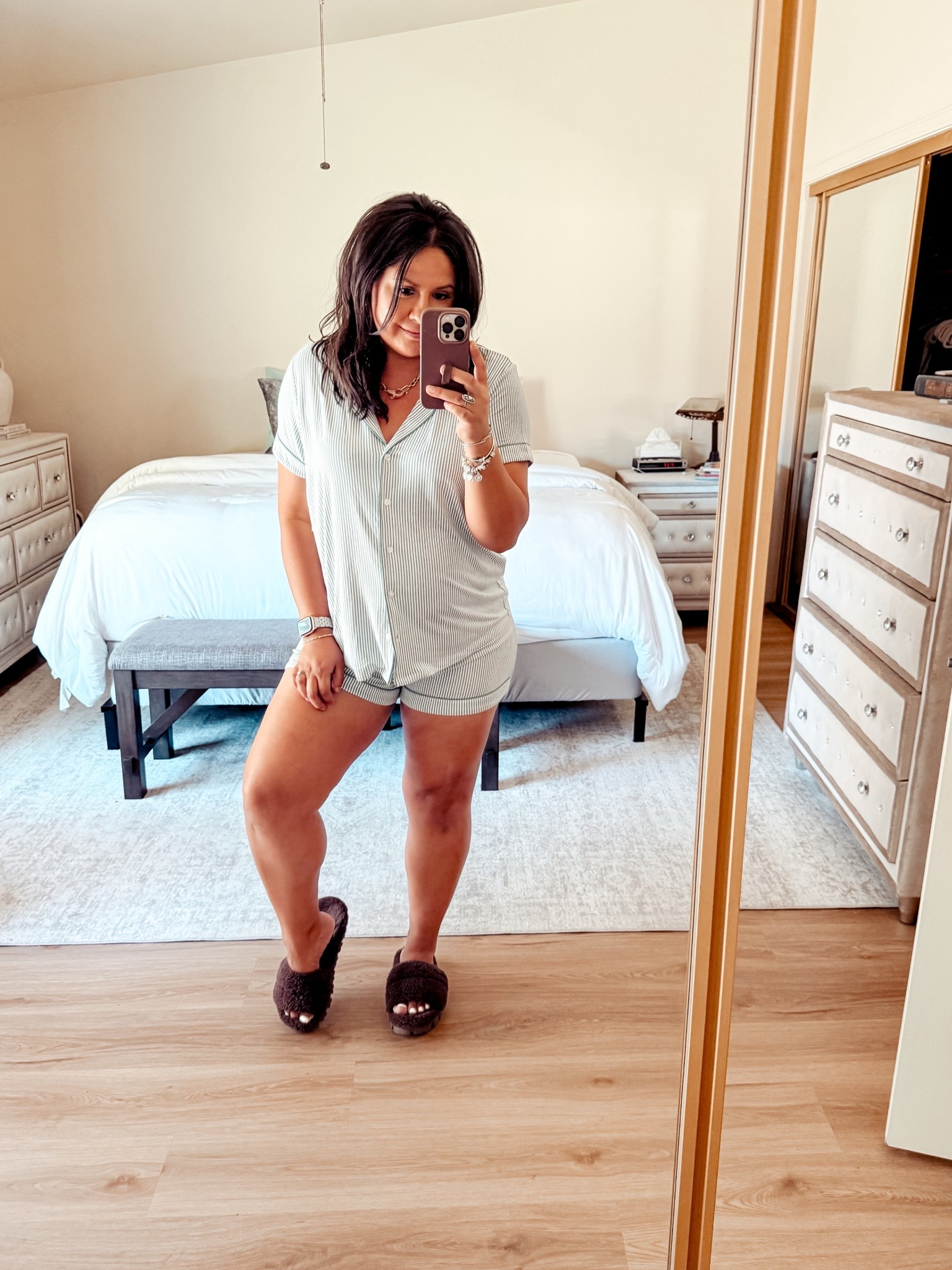 { buttery soft ❥

• Nordstrom Moonlight Eco Short Pajamas in Green Skinny Stripe - L 

*add to cart immediately! 

NSale . Nordstrom Anniversary Sale . Nordstrom Pajamas . Midsize Loungewear } 

#LTKSaleAlert #LTKFindsUnder50 #LTKMidsize