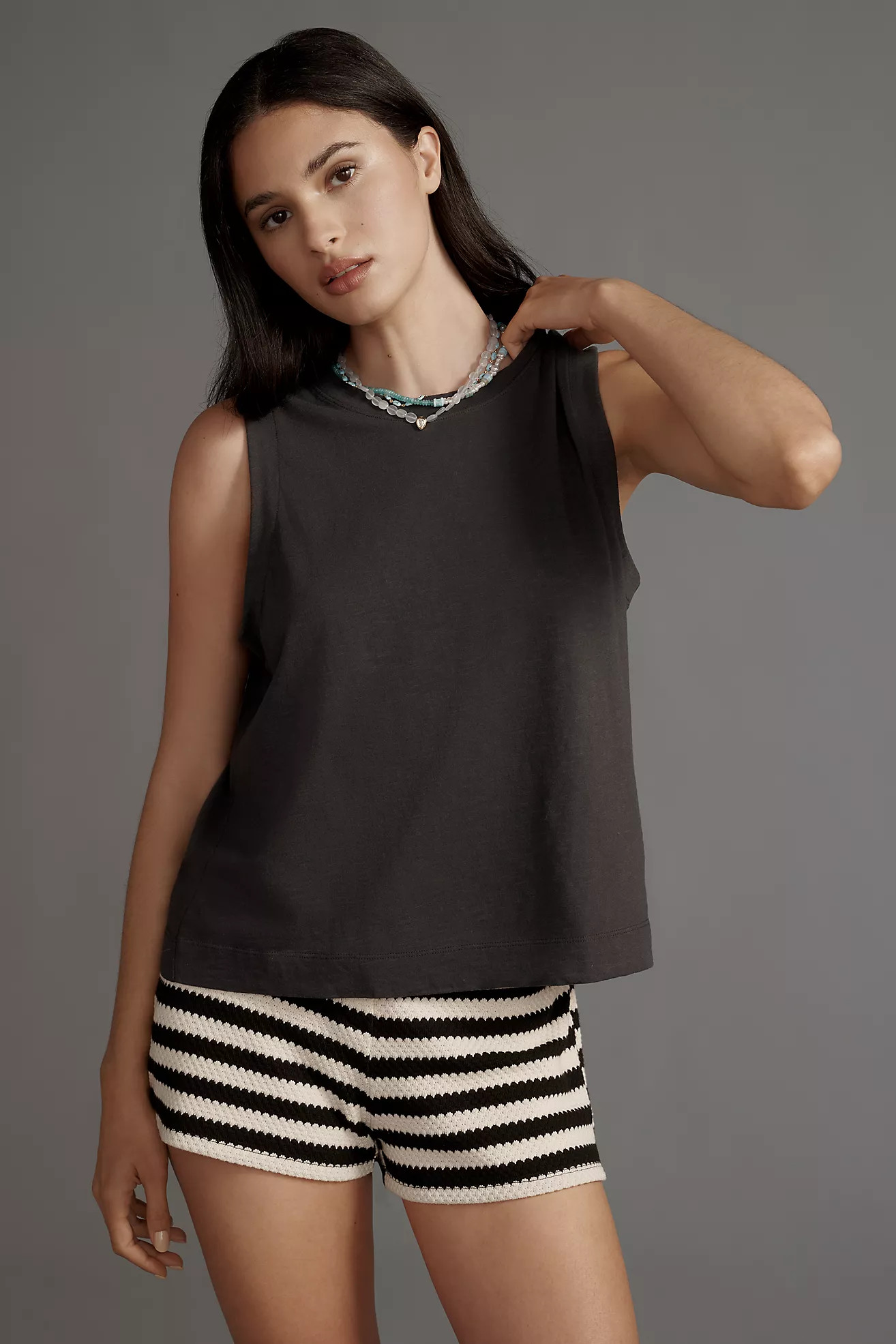 Samantha Johnson Fish Graphic Muscle Tee | Anthropologie (US)