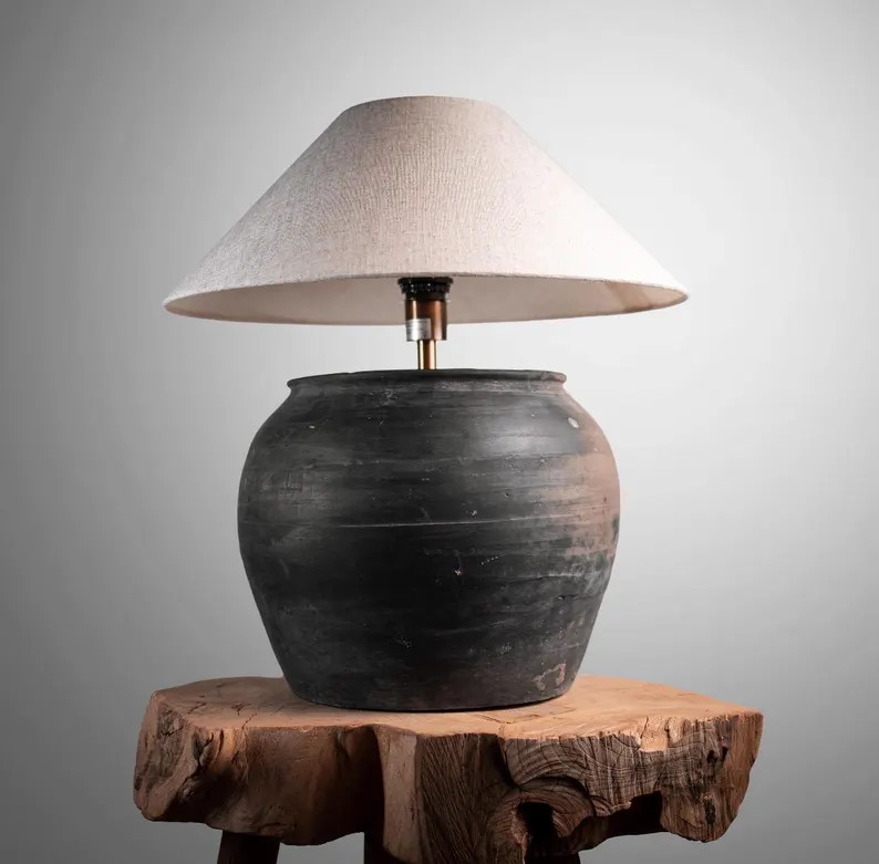 Rustic Pot Lamp | Etsy (US)