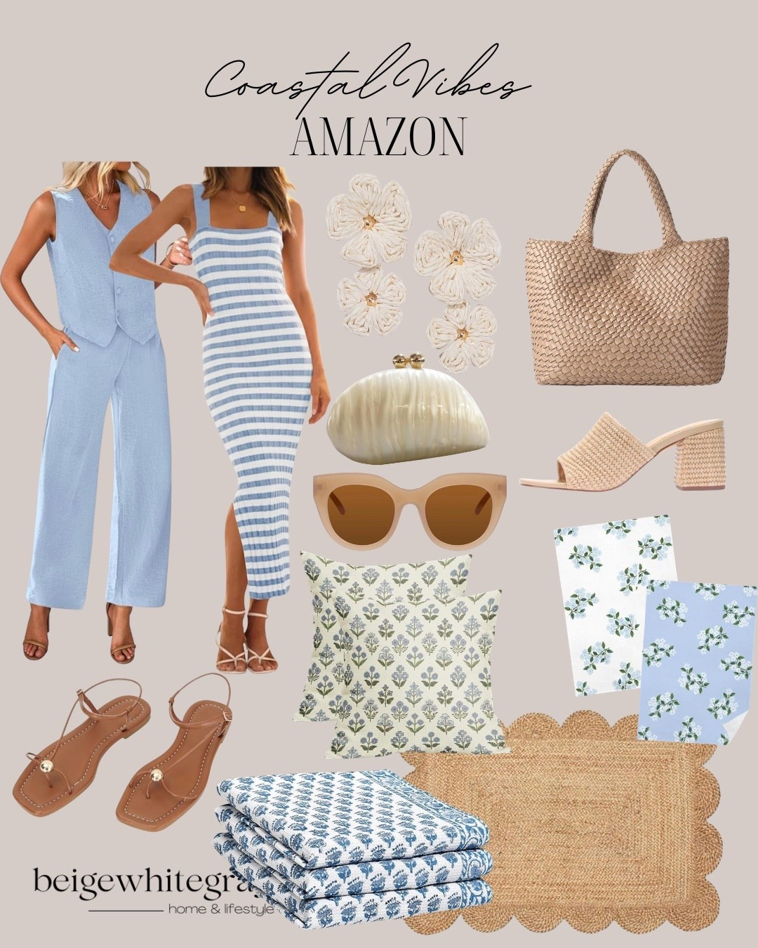 Spring lifestyle finds on Amazon!! Amazon spring favorites, feminine spring style, blue and white decor, casual chic spring outfit, home and fashion finds, everyday spring essentials, soft girl spring style, affordable spring fashion, spring hosting finds, woven bag trend, vacation outfit inspo, neutral lifestyle finds, sharing what I’m loving this spring, spring capsule wardrobe, classic feminine style, home accents for spring, fresh spring mood board, amazon finds worth buying, elevated everyday style 

 

#LTKHome #LTKBeauty #LTKTravel