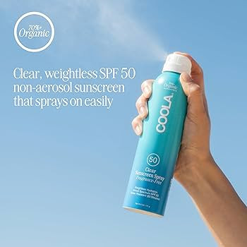 COOLA Organic Sunscreen SPF 50 Sunblock Spray, Dermatologist Tested Skin Care For Daily Protectio... | Amazon (US)