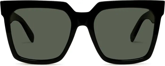 Bold 3 Dots 55mm Square Sunglasses | Nordstrom