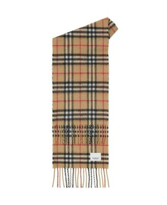 Unisex Check Cashmere Scarf - Big Kid | Bloomingdale's (US)