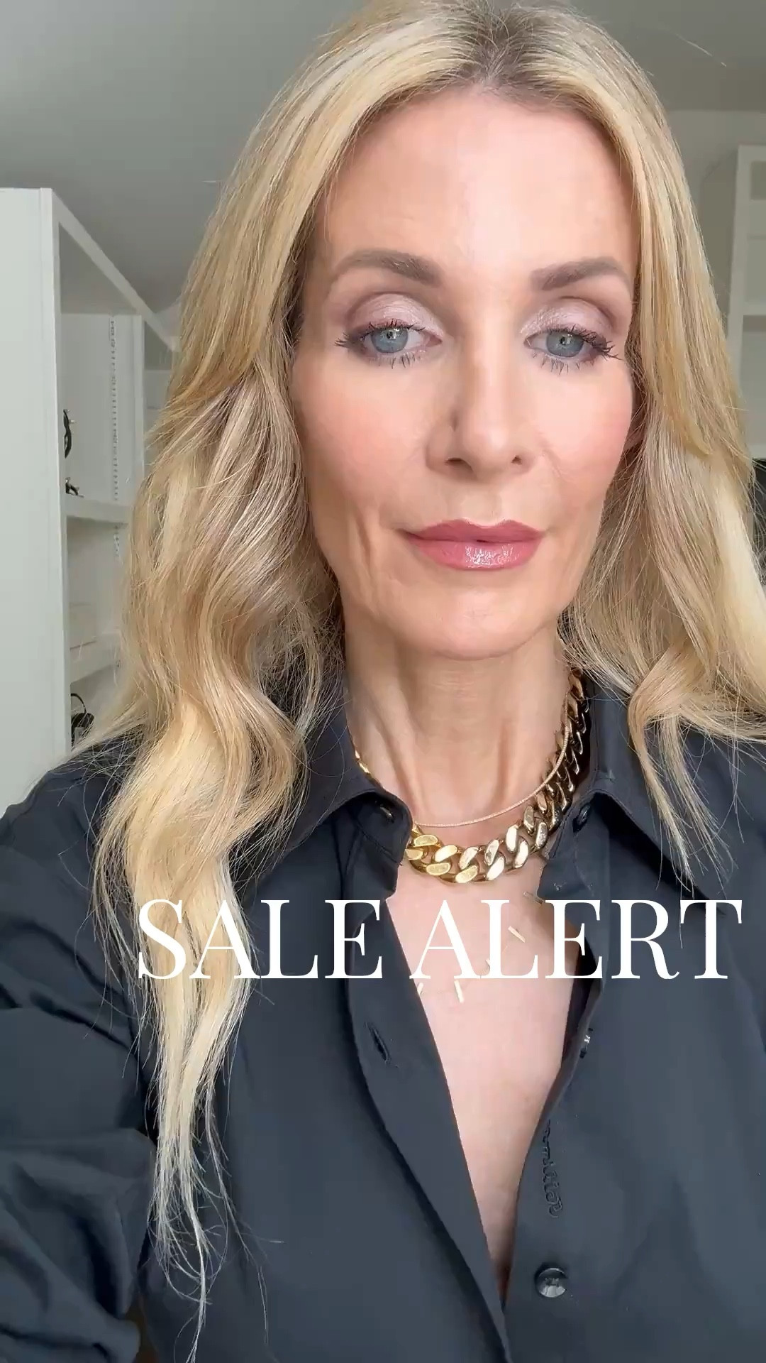 Sale Alert 🚨 This unique backless black button-down is on sale and SO chic 🖤 You can tie it in the back to cinch the waist, and it gives such a flattering, elevated shape.

It also comes in white and is super lightweight—perfect for summer ☀️

Paired it with these black faded jeans and snake print thongs to really pull the whole look together. It’s giving elevated, modern, and effortlessly cool.

Perfect for so many occasions—from casual dinners to a night out ✨

Wearing an XS in the top and a 24 in the denim. 

 #LTKOver40 #LTKdayinmylife #LTKSaleAlert