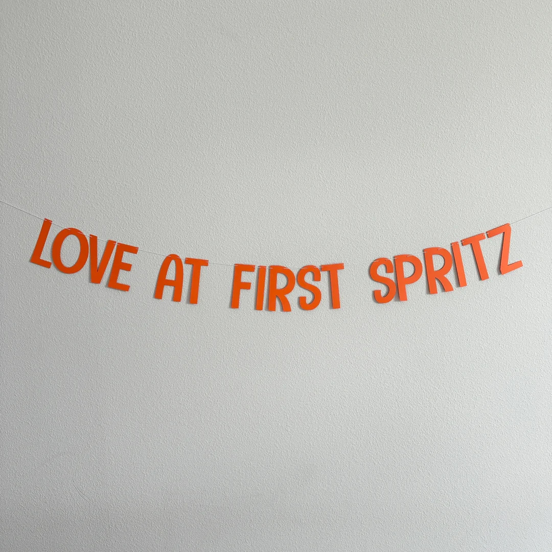 Love at First Spritz, Bachelorette Party Decorations, Bachelorette Ideas, Trending Bachelorette T... | Etsy (US)